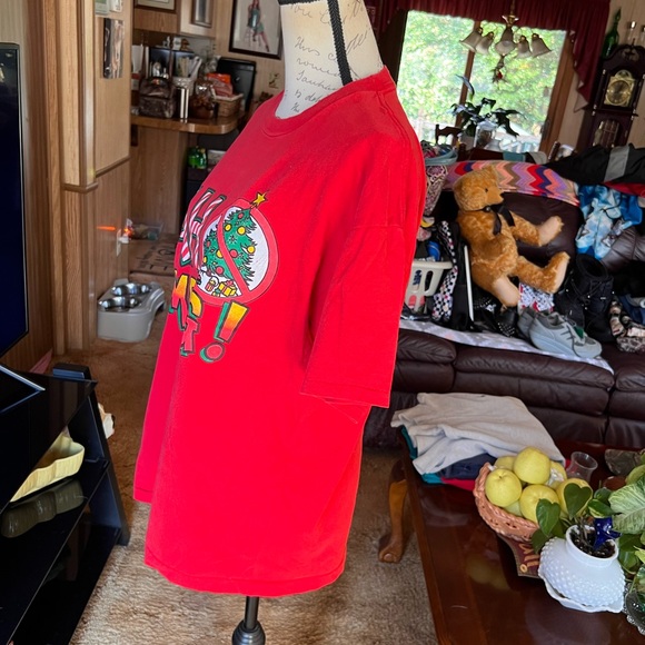 Vintage 90’s BAH HUMBUG Christmas graphic tee shirt. 🎄🎅 - Picture 15 of 16